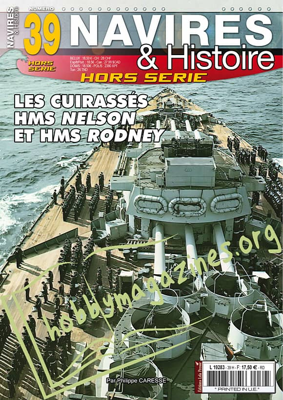 Navires & Historie Hors Serie 39 - Les Cuirasses HMS Nelson et HMS Rodney