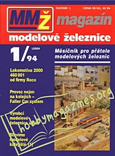 Magazin Modelove Zeleznice 001 - 1994-01