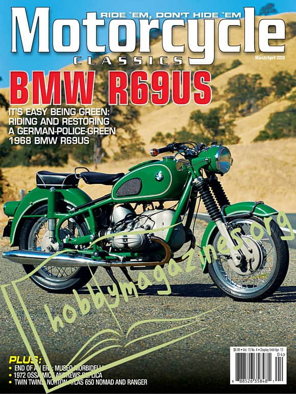 Motorcycle Classics - March/April 2020