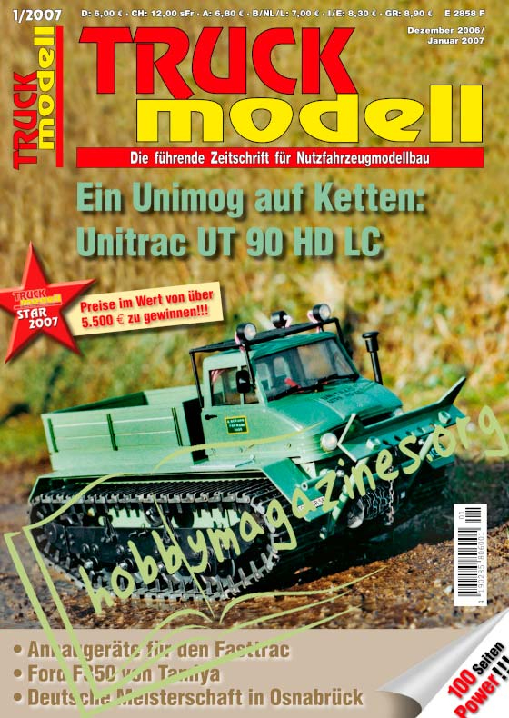 Truck Modell - Dezember/Januar 2007