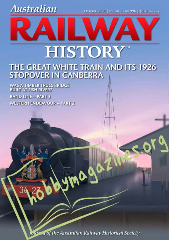 Australian Railway History - October 2020