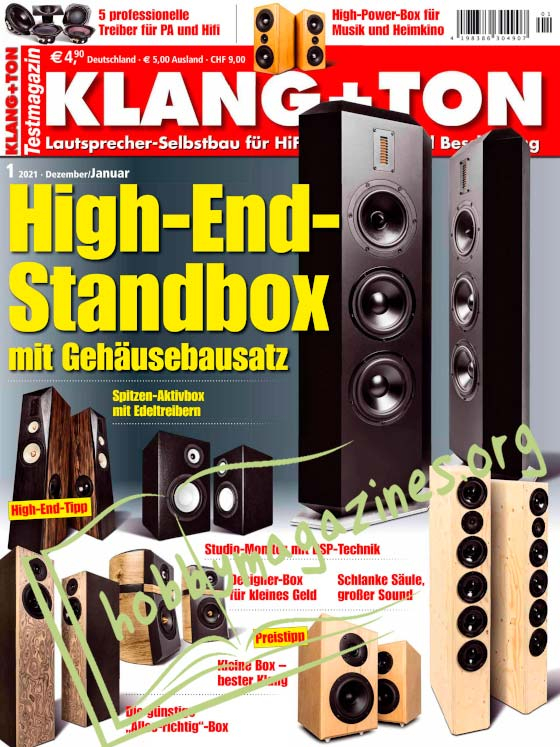 KLANG+TON – Dezember/Januar 2021