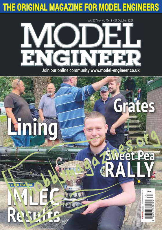 Model Engineer - 8 October 2021 