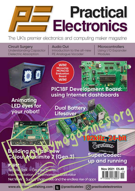 Practical Electronics November 2021 » Download Digital Copy Magazines