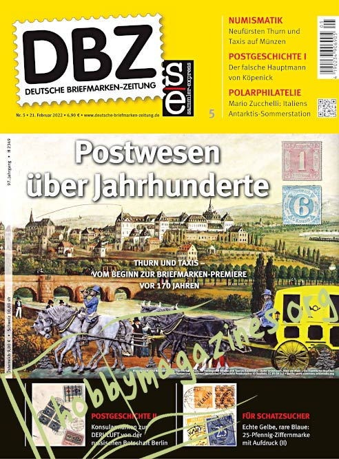 Deutsche Briefmarken-Zeitung – 21.Februar 2022