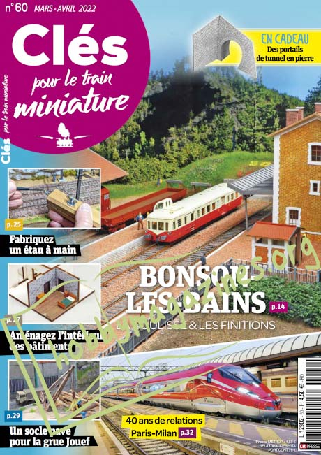 Clés pour le train miniature - Mars/Avril 2022