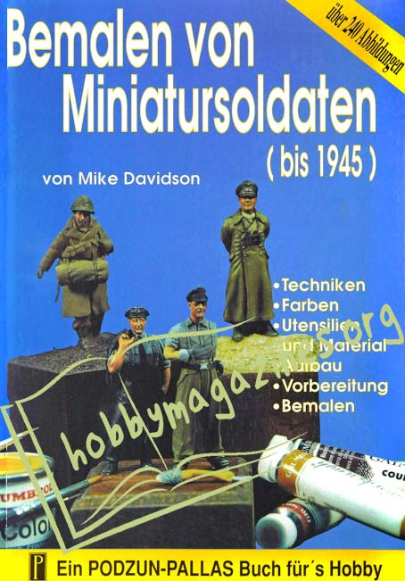 Bemalen von Miniatursoldaten (bis 1945)