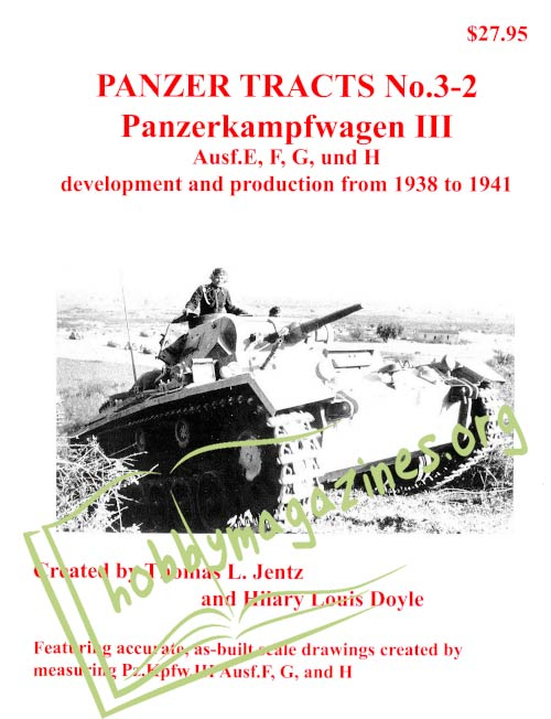 Panzer Tracts No.3-2: Panzerkampfwager III Ausf.E,F,G,und H