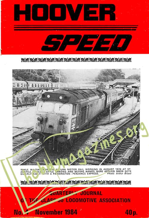 Hoover Speed - November 1984