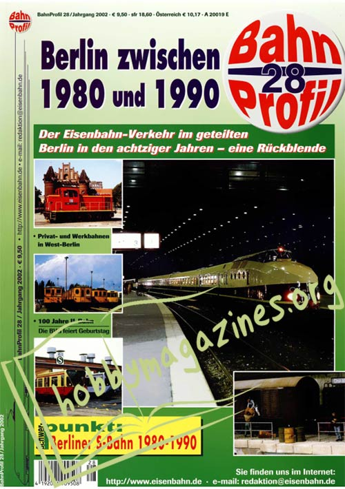 BahnProfil: Berlin zwischen 1980 und 1990