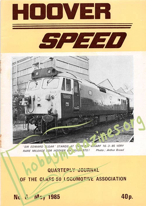 Hoover Speed Issue 06 May 1985