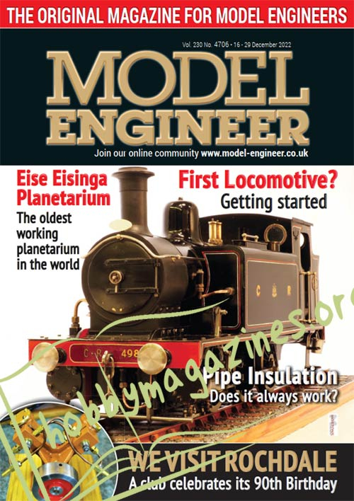 Model Engineer – 16-29 December 2022