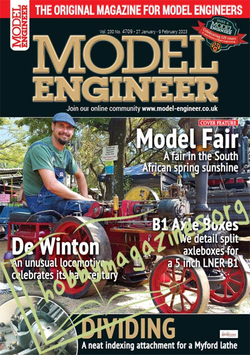 Model Engineer - 27 January 2023