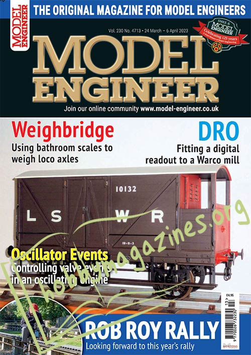 Model Engineer – 24 March 2023 