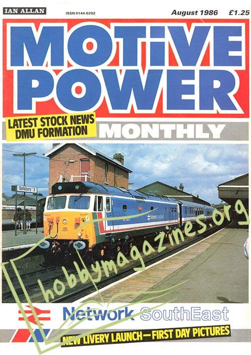 Motive Power Monthly August 1986