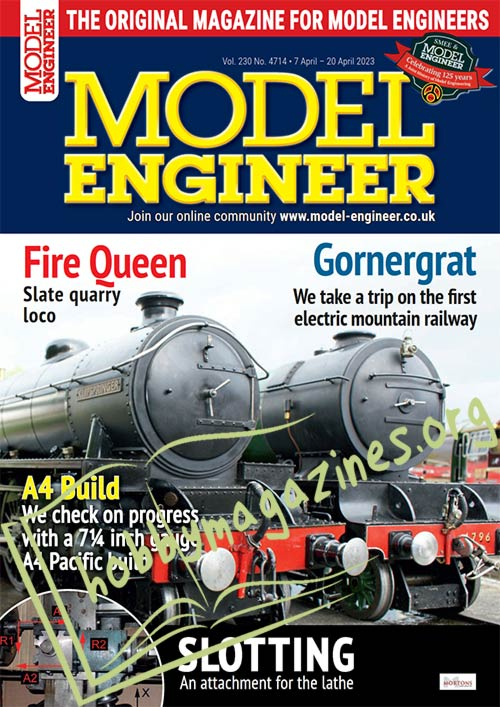 Model Engineer – 07 April 2023