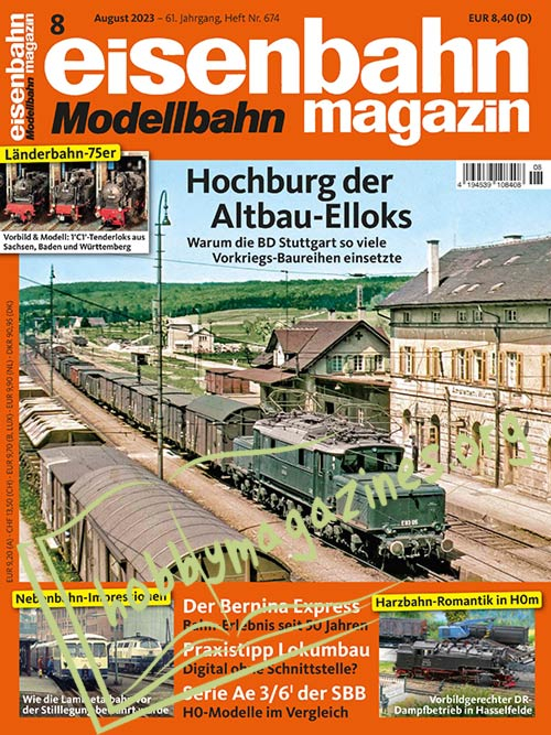 Eisenbahn Magazin August 2023 » Download Digital Copy Magazines And