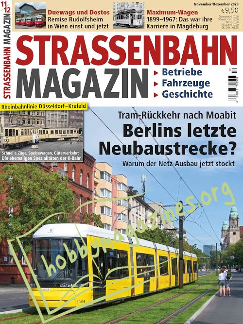 Strassenbahn Magazin - November/Dezember 2023