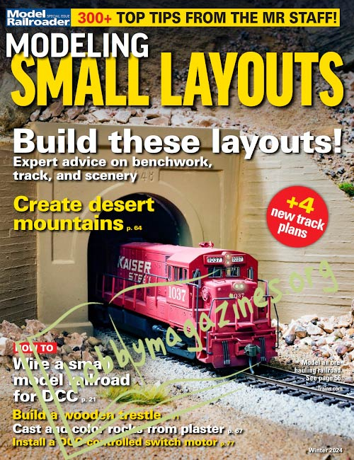 Model Railroader Special Issue Winter 2024 Modelling Small Layouts