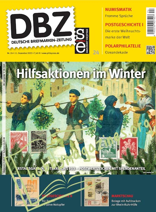 Deutsche Briefmarken-Zeitung 11 Dezember 2023