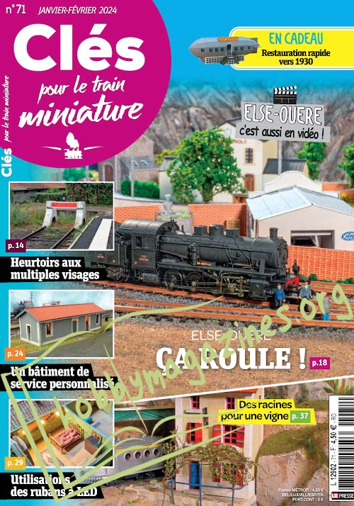 Clés pour le train miniature - Janvier/Février 2024