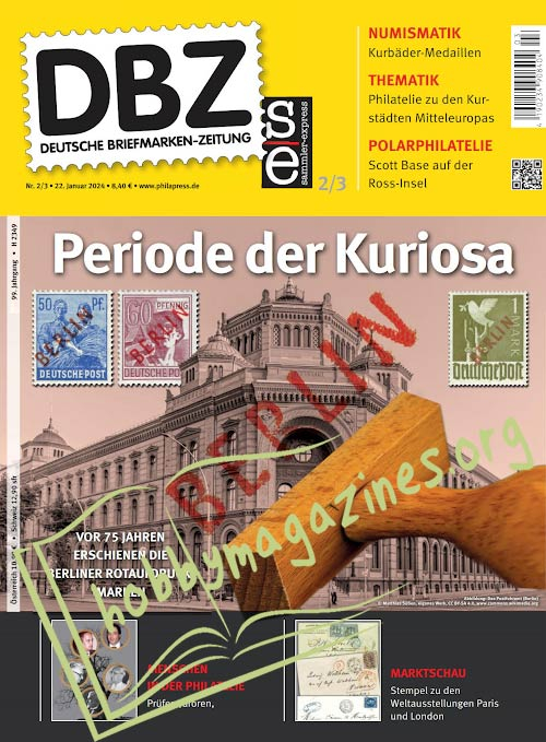 Deutsche Briefmarken-Zeitung - 22 Januar 2024