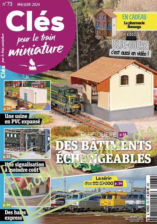 Clés pour le train miniature Mai-Juin 2024