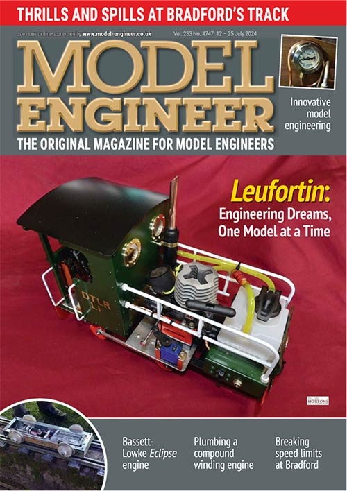 Model Engineer 12 July 2024 