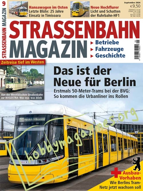 Strassenbahn Magazin September 2024