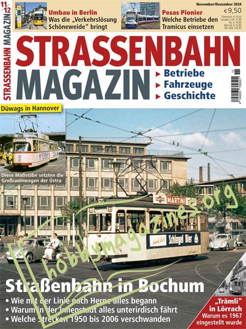 Strassenbahn Magazin November-Dezember 2024