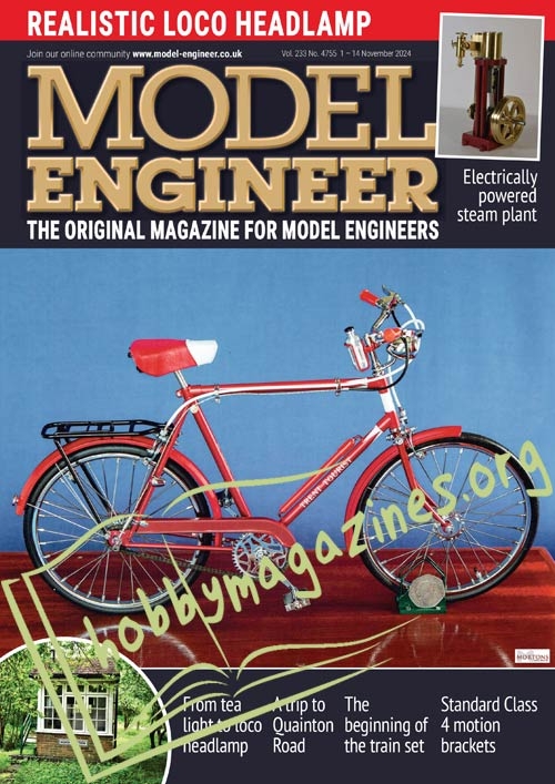 Model Engineer 1 November 2024