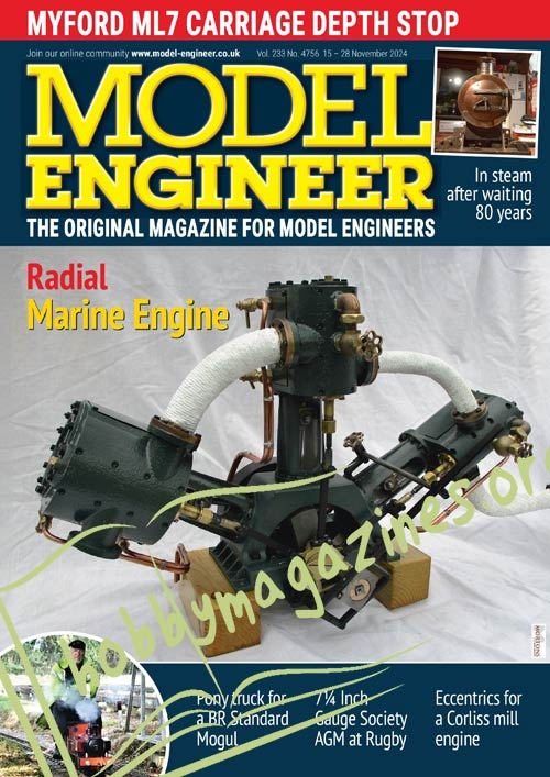 Model Engineer 15 November 2024 